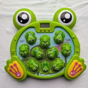 Green Whack-a-Frog Game for Kids